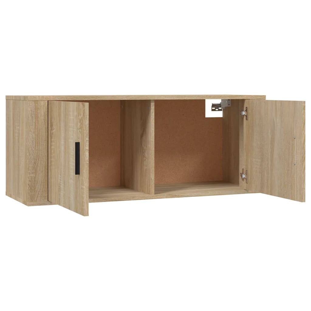 Wall Mounted TV Cabinet Sonoma Oak 100x34,5x40 cm