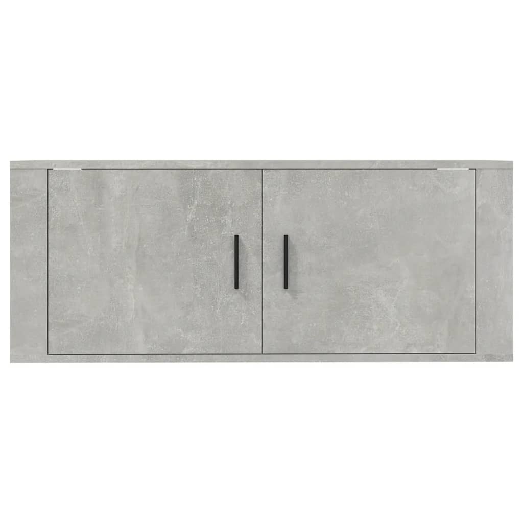 Wall Mounted TV Cabinet Concrete Grey 100x34,5x40 cm