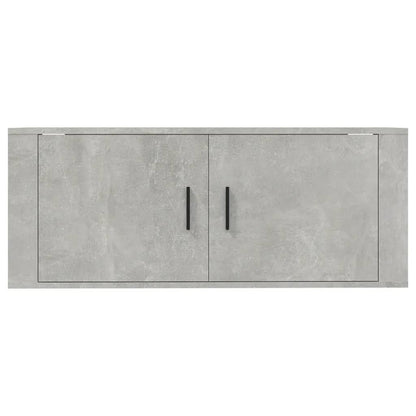 Wall Mounted TV Cabinet Concrete Grey 100x34,5x40 cm