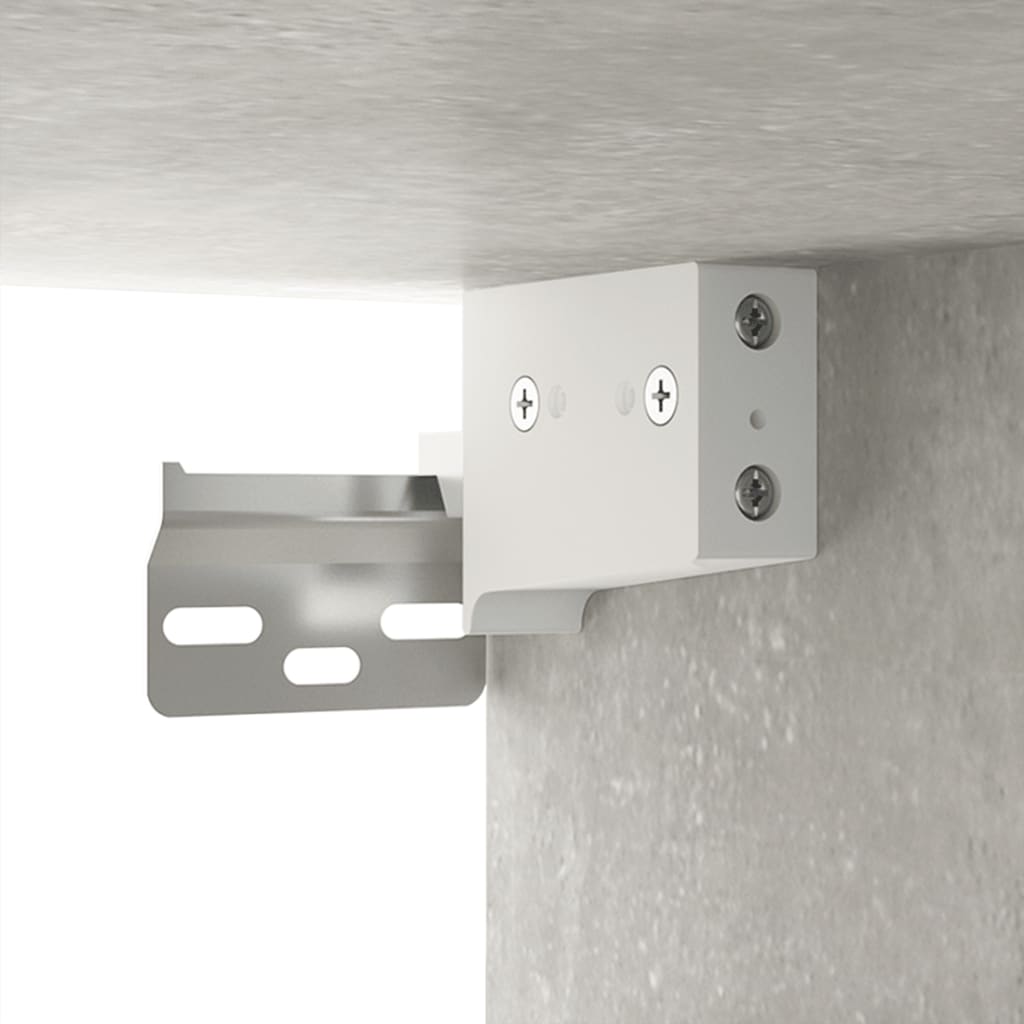 Wall Mounted TV Cabinet Concrete Grey 100x34,5x40 cm