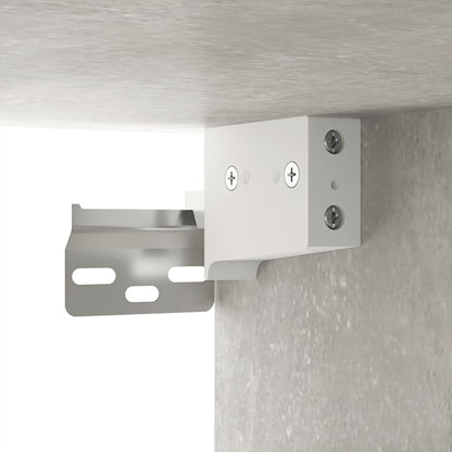 Wall Mounted TV Cabinet Concrete Grey 100x34,5x40 cm