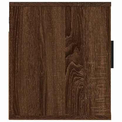 2 Piece Wall-mounted TV Cabinet Set Brown Oak 40x34,5x40 cm