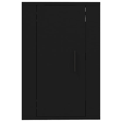 Wall Mounted TV Cabinet Black 40x34.5x60 cm