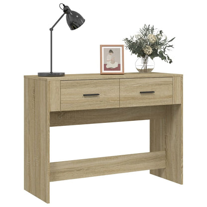 Console Table Sonoma Oak 100x39x75 cm Engineered Wood