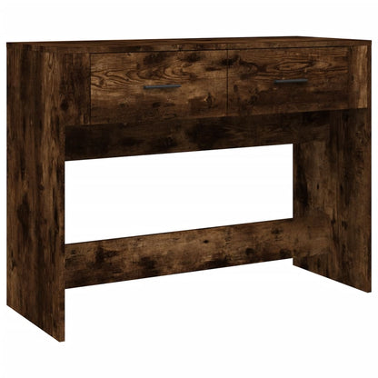 Console Table Smoked Oak 100x39x75 cm Engineered Wood