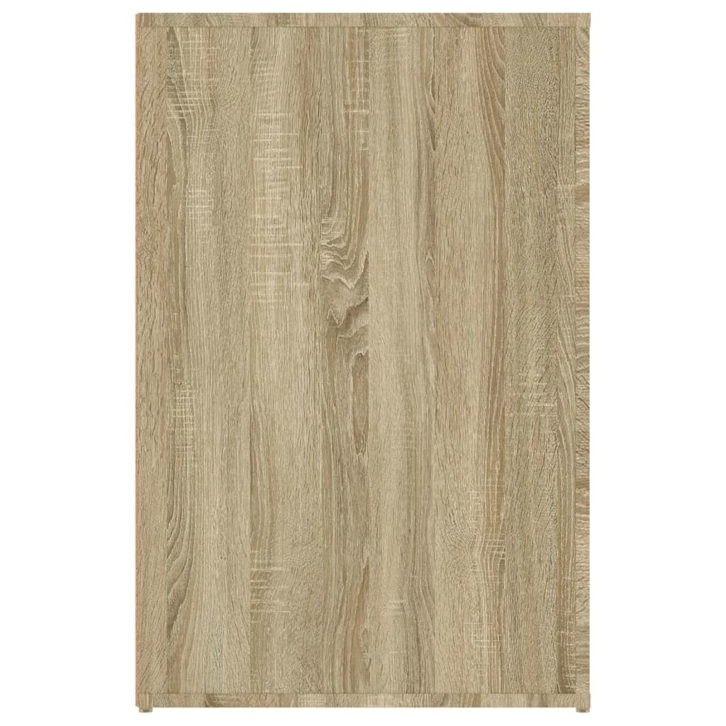 Desk Sonoma Oak 100x49x75 cm Engineered Wood