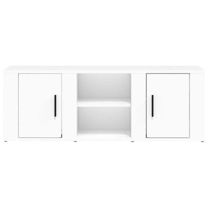 TV Cabinet White 100x31,5x35 cm Engineered Wood
