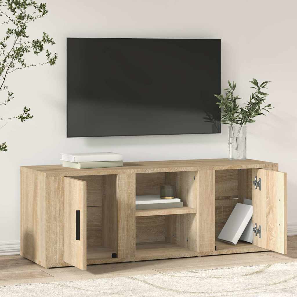 TV Cabinet Sonoma Oak 100x31,5x35 cm Engineered Wood