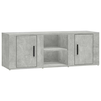 TV Cabinet Concrete Grey 100x31,5x35 cm Engineered Wood