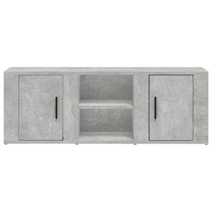 TV Cabinet Concrete Grey 100x31,5x35 cm Engineered Wood