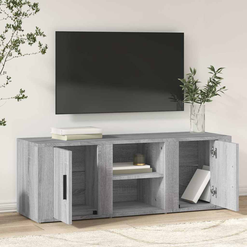 TV Cabinet Grey Sonoma 100x31,5x35 cm Engineered Wood