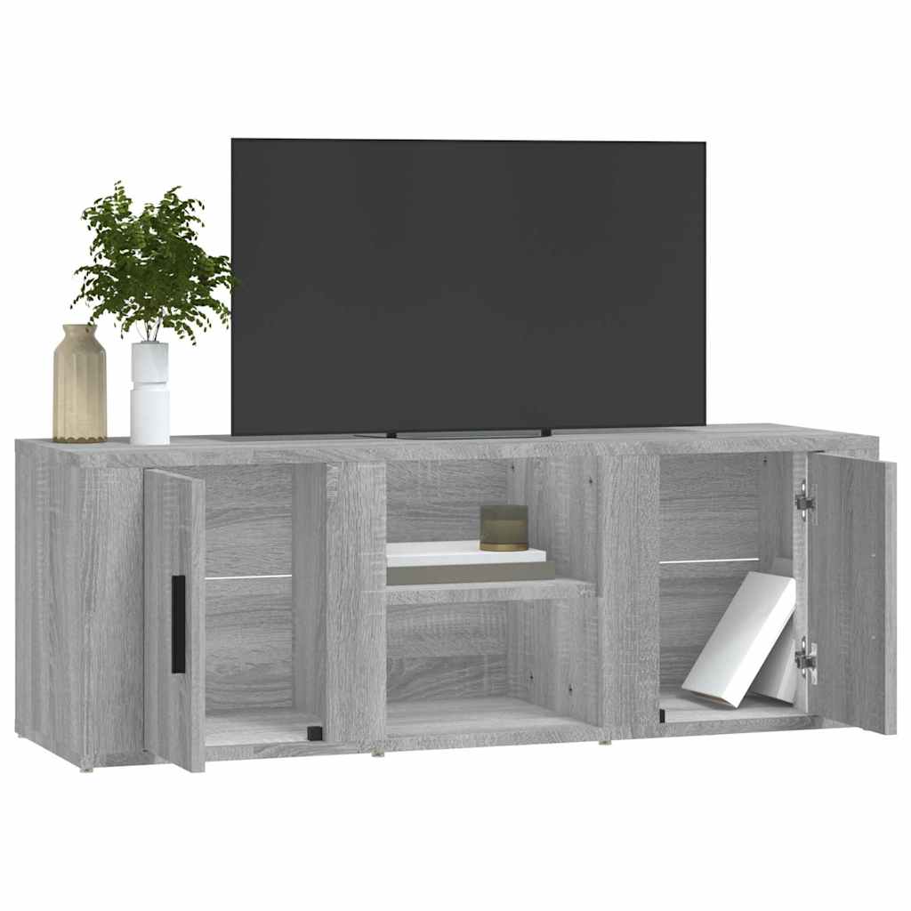 TV Cabinet Grey Sonoma 100x31,5x35 cm Engineered Wood