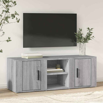 TV Cabinet Grey Sonoma 100x31,5x35 cm Engineered Wood