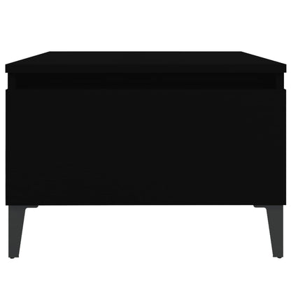 Side Table Black 50x46x35 cm Engineered Wood