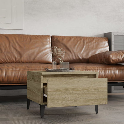Side Tables 2 pcs Sonoma Oak 50x46x35 cm Engineered Wood