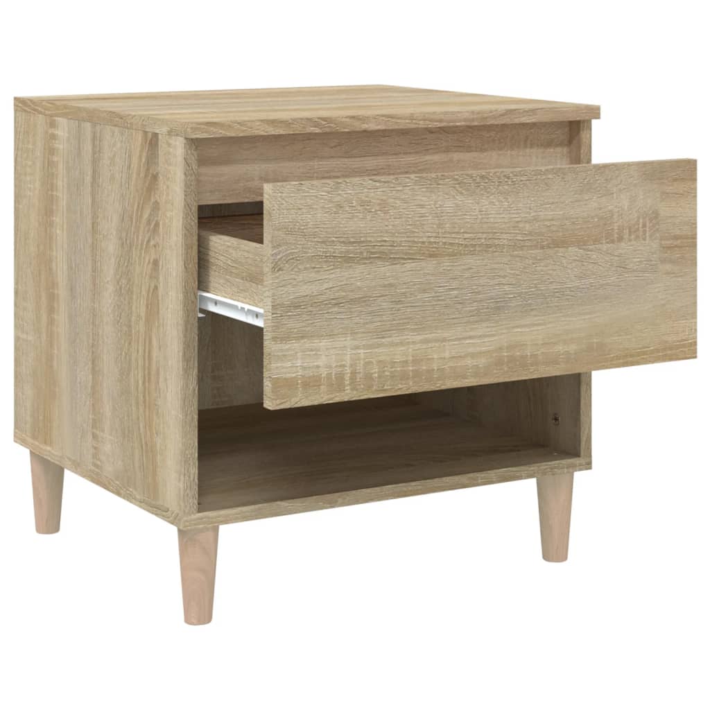 Bedside Tables 2 pcs Sonoma Oak 50x46x50 Engineered Wood