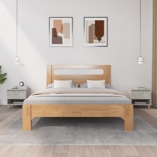Bedside Tables 2 pcs Concrete Grey 50x46x50 Engineered Wood