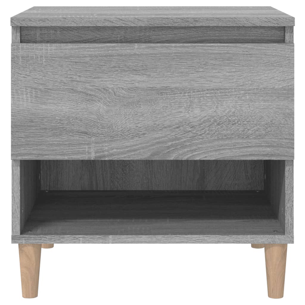 Bedside Table Grey Sonoma 50x46x50 Engineered Wood