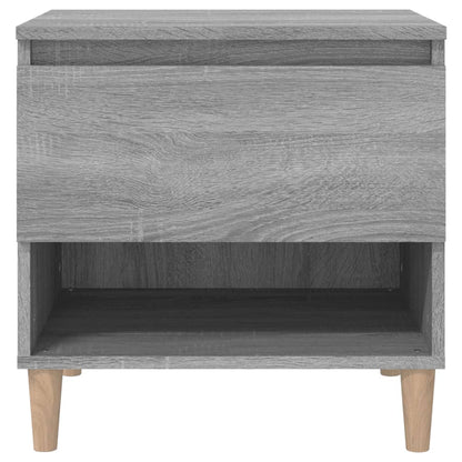 Bedside Table Grey Sonoma 50x46x50 Engineered Wood
