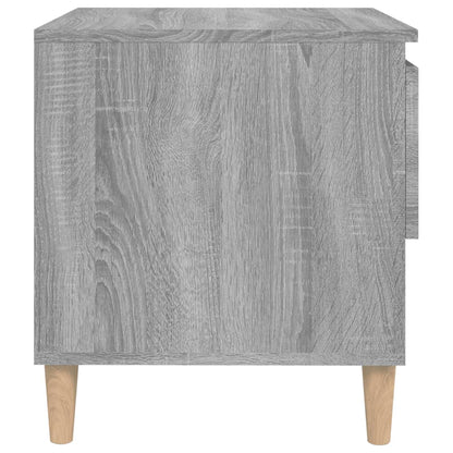 Bedside Table Grey Sonoma 50x46x50 Engineered Wood