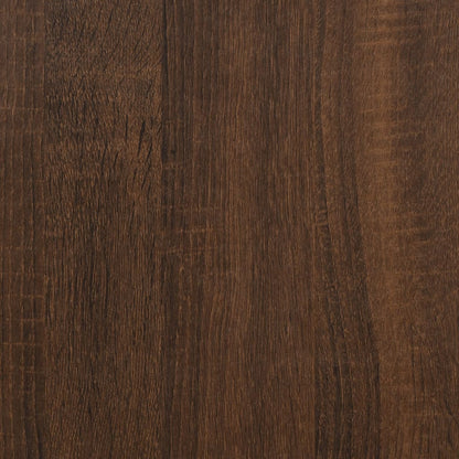 Side Tables 2 pcs Brown Oak 50x46x50 cm Engineered Wood