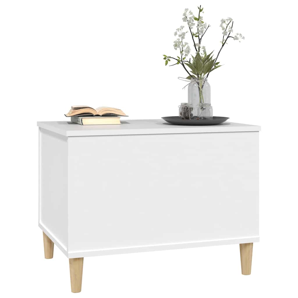 Coffee Table White 60x44,5x45 cm Engineered Wood