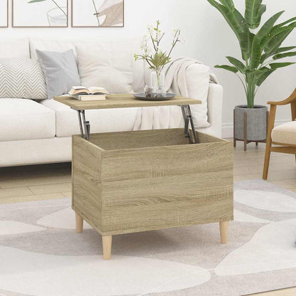 Coffee Table Sonoma Oak 60x44,5x45 cm Engineered Wood