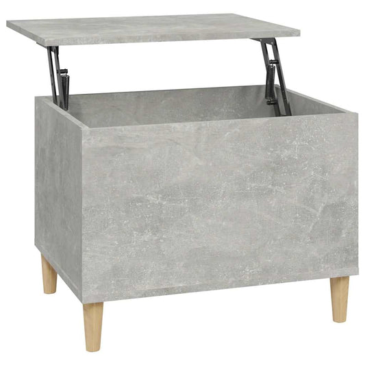 Coffee Table Concrete Grey 60x44.5x45 cm Engineered Wood