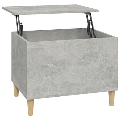 Coffee Table Concrete Grey 60x44,5x45 cm Engineered Wood