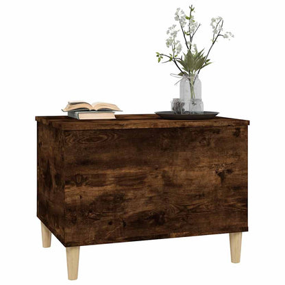 Coffee Table Smoked Oak 60x44.5x45 cm Engineered Wood