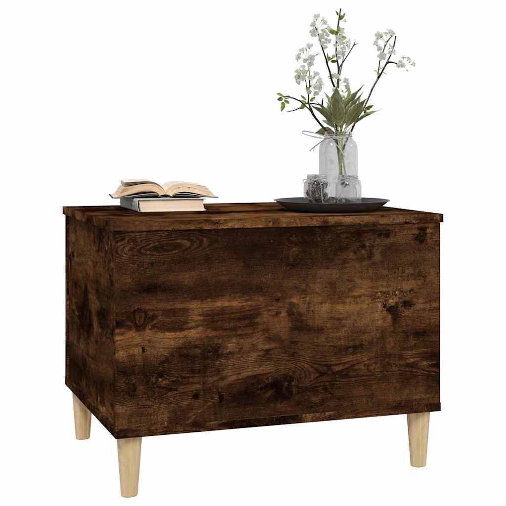 Coffee Table Smoked Oak 60x44,5x45 cm Engineered Wood