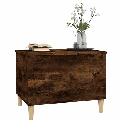 Coffee Table Smoked Oak 60x44,5x45 cm Engineered Wood