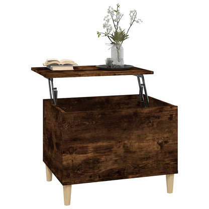 Coffee Table Smoked Oak 60x44,5x45 cm Engineered Wood