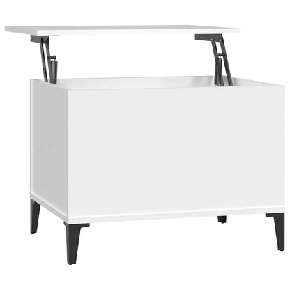 Coffee Table White 60x44,5x45 cm Engineered Wood