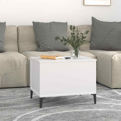 Coffee Table White 60x44,5x45 cm Engineered Wood