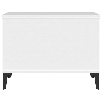 Coffee Table White 60x44.5x45 cm Engineered Wood