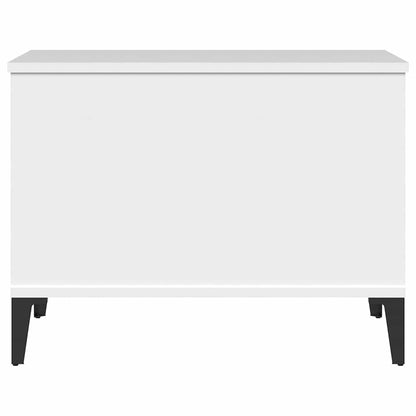 Coffee Table White 60x44,5x45 cm Engineered Wood