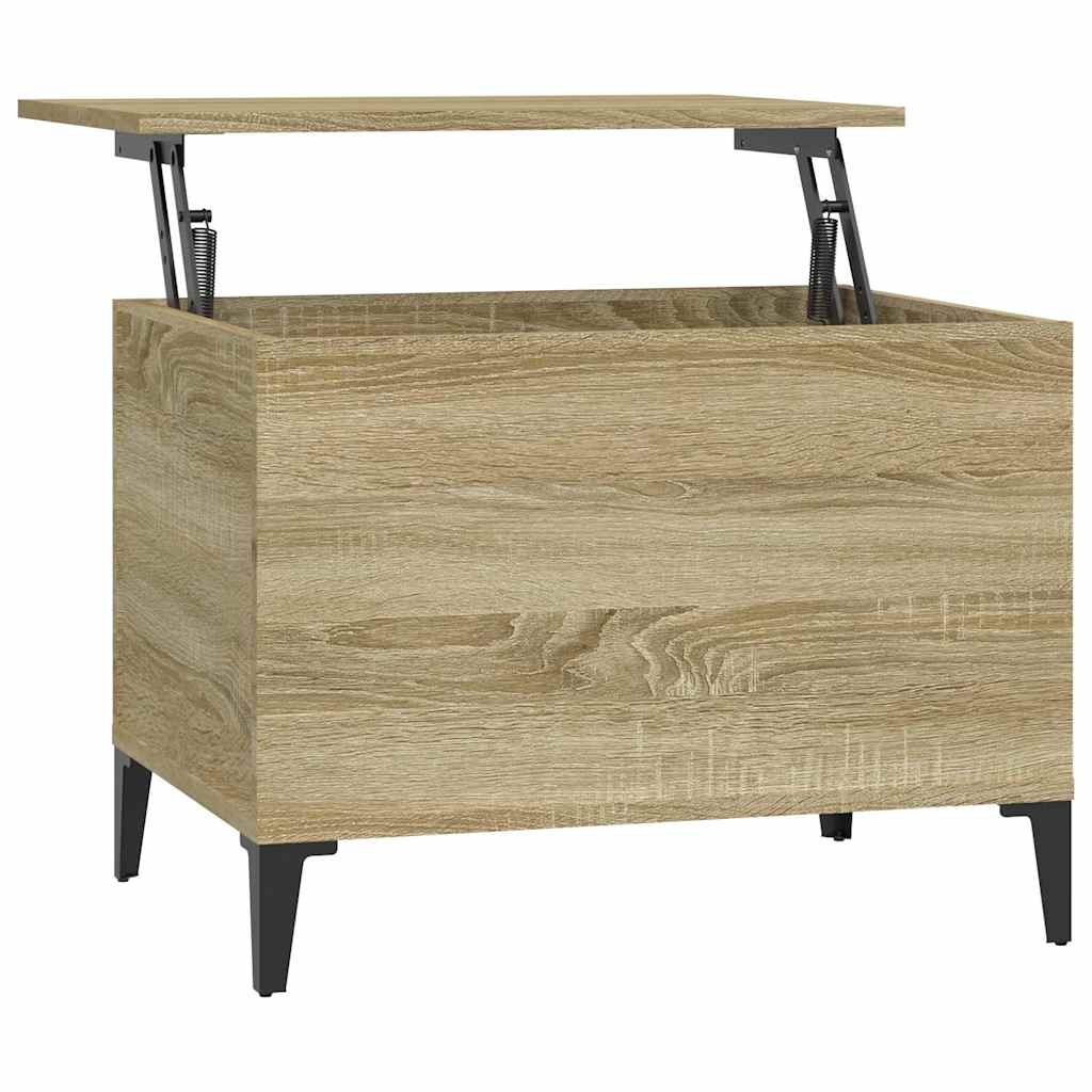 Coffee Table Sonoma Oak 60x44,5x45 cm Engineered Wood