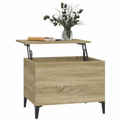 Coffee Table Sonoma Oak 60x44,5x45 cm Engineered Wood