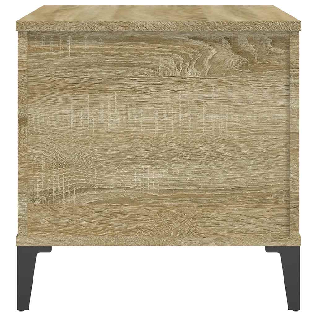 Coffee Table Sonoma Oak 60x44,5x45 cm Engineered Wood