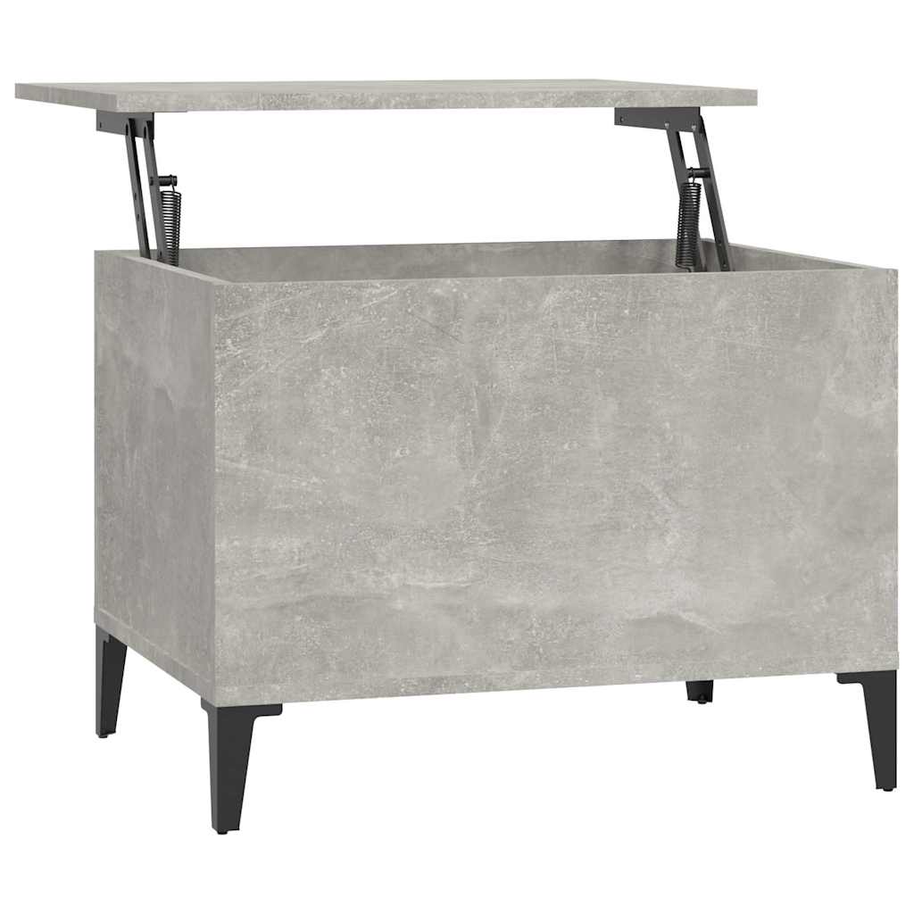 Coffee Table Concrete Grey 60x44,5x45 cm Engineered Wood