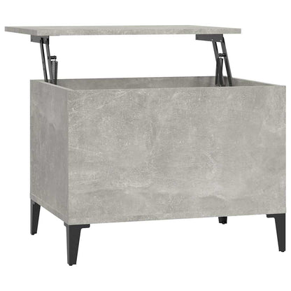 Coffee Table Concrete Grey 60x44,5x45 cm Engineered Wood