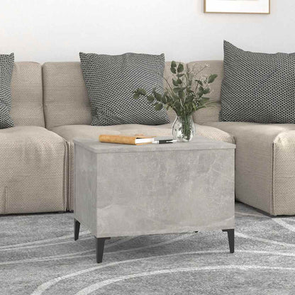 Coffee Table Concrete Grey 60x44,5x45 cm Engineered Wood