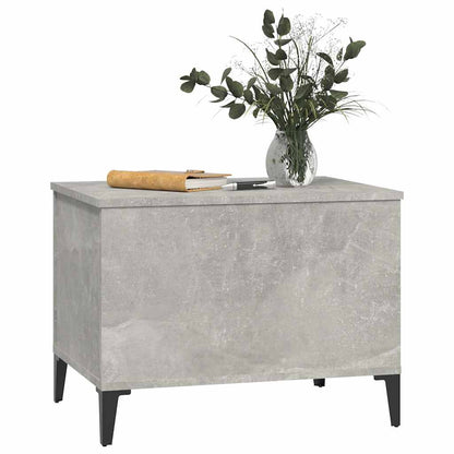 Coffee Table Concrete Grey 60x44,5x45 cm Engineered Wood