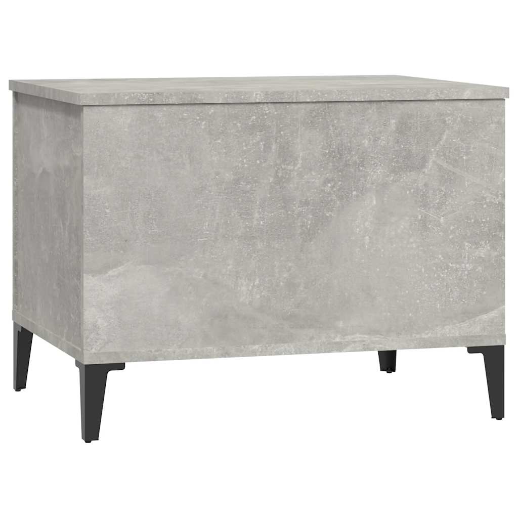 Coffee Table Concrete Grey 60x44,5x45 cm Engineered Wood