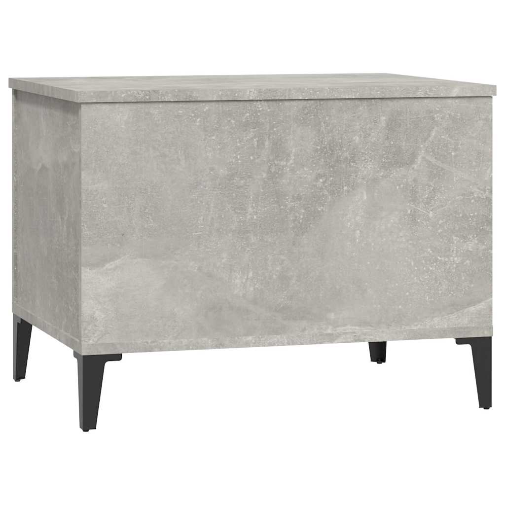Coffee Table Concrete Grey 60x44,5x45 cm Engineered Wood