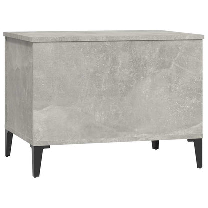 Coffee Table Concrete Grey 60x44,5x45 cm Engineered Wood