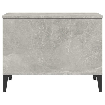 Coffee Table Concrete Grey 60x44,5x45 cm Engineered Wood