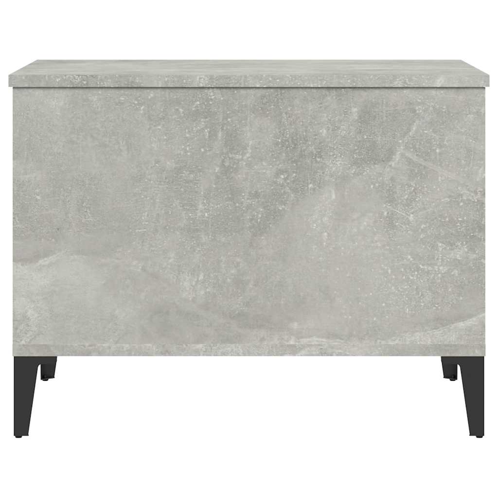 Coffee Table Concrete Grey 60x44,5x45 cm Engineered Wood
