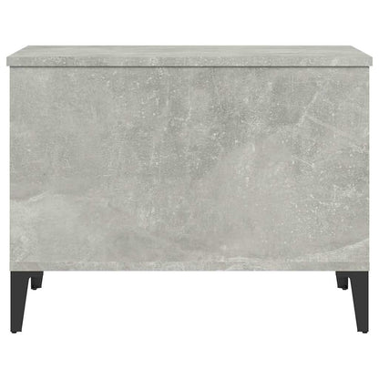 Coffee Table Concrete Grey 60x44,5x45 cm Engineered Wood